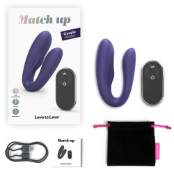 Love to Love Stimulateur vibrant pour couple Match Up Love to Love Indigo